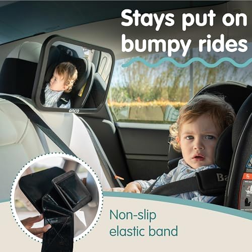 Onco Baby Car Mirror for Fixed Headrests - Image 3