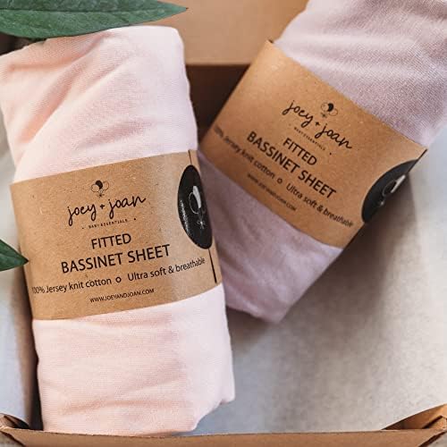 Joey + Joan Bassinet Fitted Sheets 19" x 32" by JoeyJoan