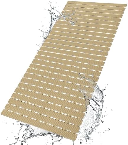 BEMISO Shower Mat Non Slip Bathtub Mat 37.4 x 15.7 Inch Bath Mat by BEMISO