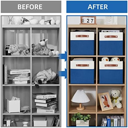 Temary 11 Storage Cube Bins for Shelves, Closet - Image 5