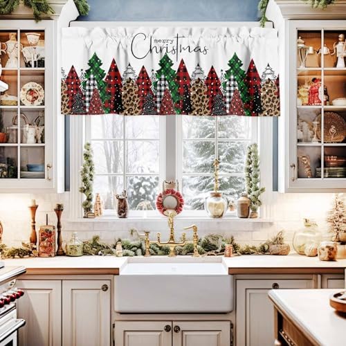 Merry Christmas Valance Curtains - Image 2