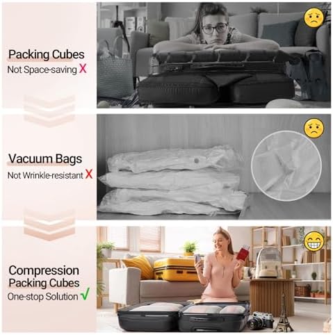 10 Set Compression Packing Cubes - Image 6