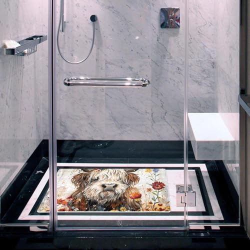 Shower Mat Bathtub Mat, 26.8x15.1 inch, Non-Slip Bath Mat - Image 6