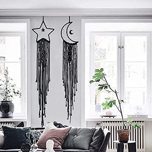 Tarklanda Moon Star Dream Catcher Decor, Bohemian Wall Hanging Dream Catcher - Image 6