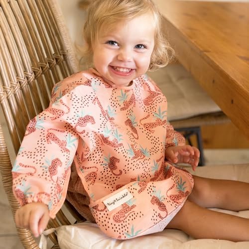 Tiny Twinkle Long Sleeve Bib for Babies & Toddlers | Waterproof Smock Bib for - Image 2
