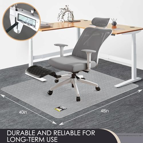 Kuyal Office Chair Mat for Carpet - Image 4