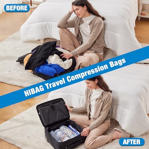 Compression Bags for Travel Essentials, Roll Up Bags No Vacuum Needed - Image 3