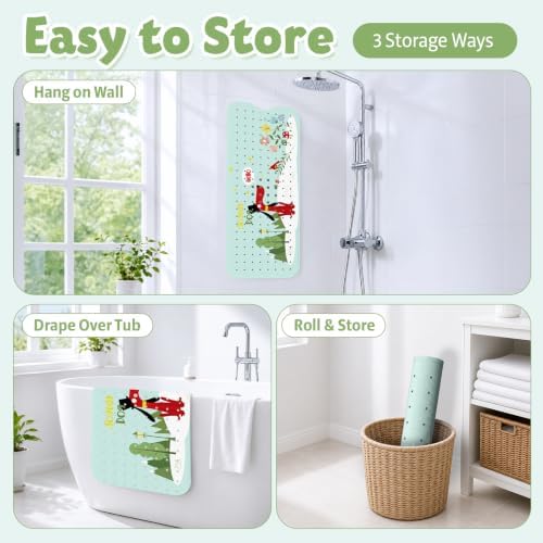 XIYUNTE Bath Mat for Tub Non Slip Bathtub Mat Non Slip 40x16 Baby Bath Mat - Image 5