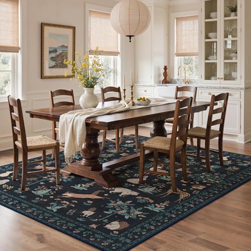 BESBLEE 10X14 Washable Area Rug - Image 3