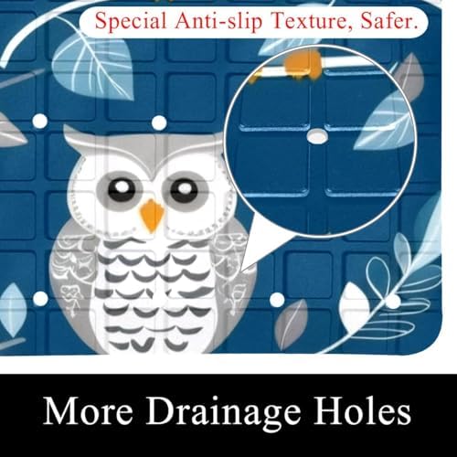 Non Slip Shower Mat Bathtub Mat 15.1x26.8 Inch, Quick Dry Bath Mat - Image 2
