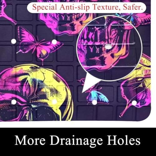 Shower Mat Bathtub Mat, 26.8x15.1 inch, Non-Slip Bath Mat - Image 2