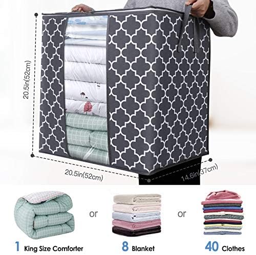 Storage Bags 3 Pack 100L Clothes Organization and Storage Containers - Image 2