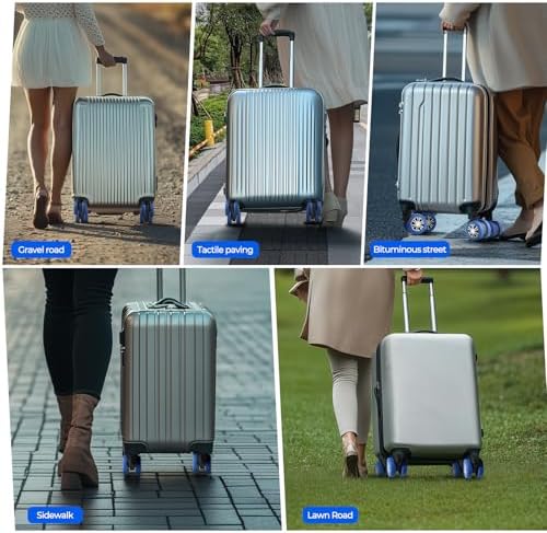 8Pcs Upgrade Luggage Wheel Covers, Travel Accessories - Image 6