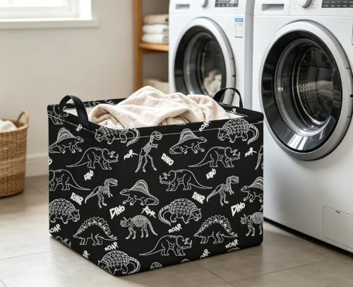 Rectangle Storage Basket with Handles, Collapsible Storage Bin, Books Box - Image 2