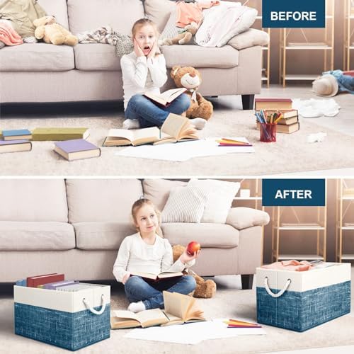 Fab totes Storage Bins 6-Pack, Foldable Storage Baskets - Image 6