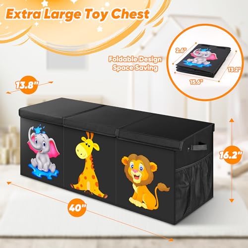 Extra Large Toy Box, Collapsible Storage Organizer - Image 7