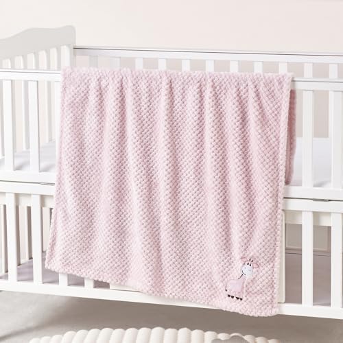 CREVENT 2Pcs 30''X40'' Cute Cozy Fluffy Warm Baby Blankets - Image 2