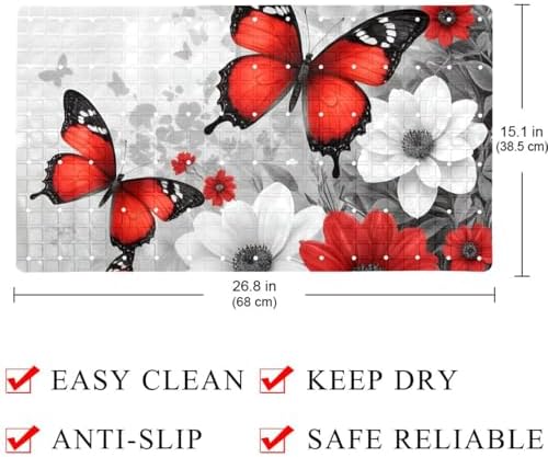Shower Mat Non Slip 26.8 x 15.1 Inches, Non Slip Bath Mat - Image 4
