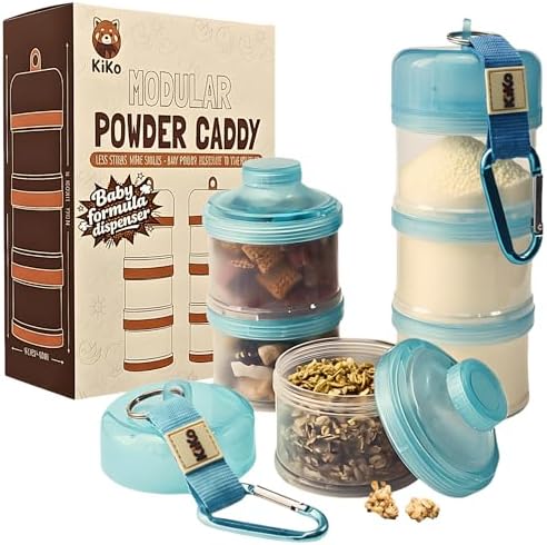 Formula Container to Go – Baby Essentials, Stackable Formula Dispenser by KiKo