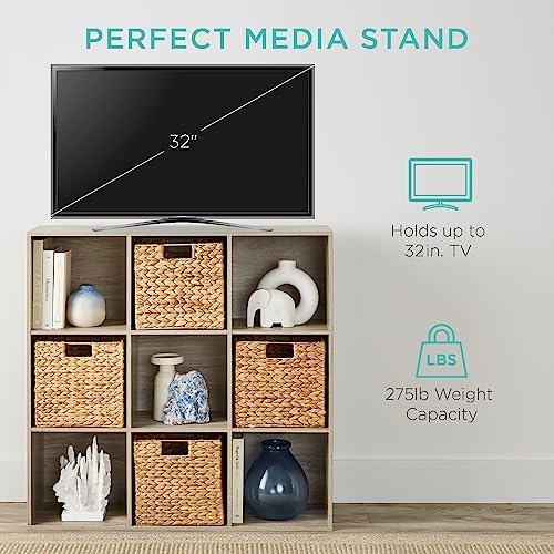 Best Choice Products 9-Cube Storage Organizer, 11in Shelf Opening, Display Shelf - Image 6
