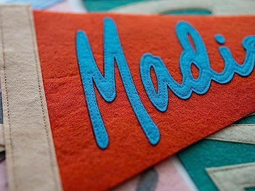 Rosanbella Personalized Name Pennant, Custom Felt Wall Decor - Image 4