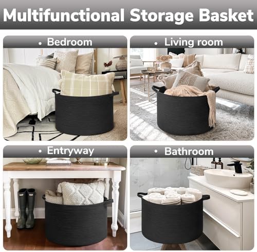 Goodpick Large Woven Dirty Clothes Basket - Image 6