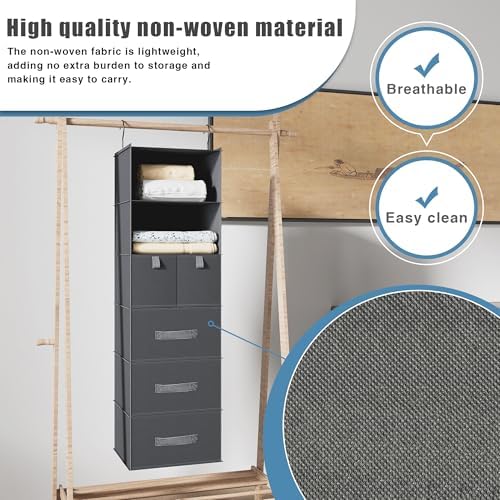 6-Shelf Hanging Closet Organizer - Image 2