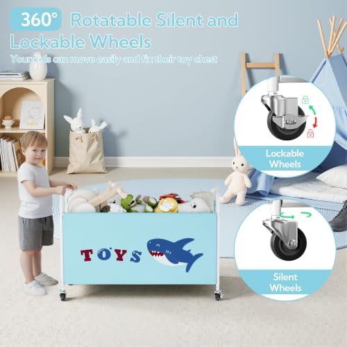 GRANNY SAYS 135L Large Toy Box for Boys, Toy Chest Storage - Image 3