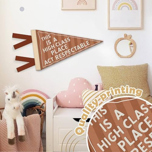 Western Nursery Decor, This Is a High Class Place Act Respectable - Image 6