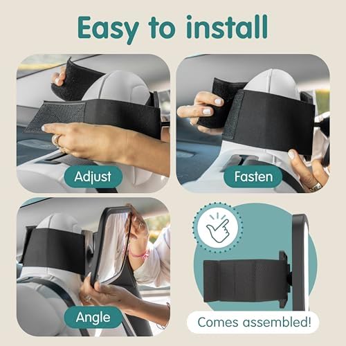 Onco Baby Car Mirror for Fixed Headrests - Image 6