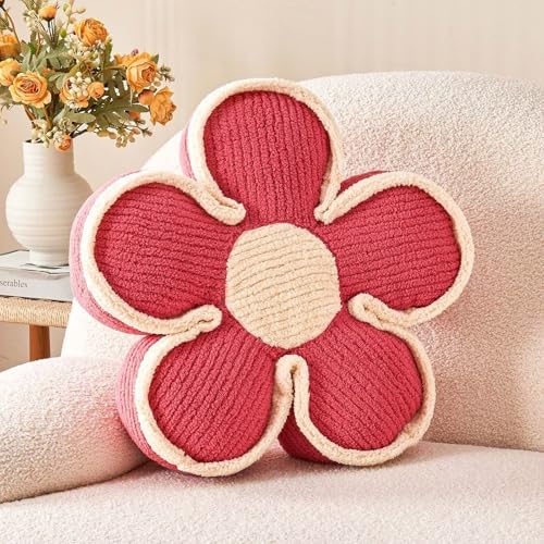 Kcvvcr Soft Flower Shaped Floor Cushion, Decorative Throw Pillow, Cute Seating by Kcvvcr