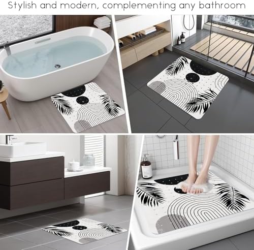 Bathtub Mat Non Slip, Bohemia Square Bath tub Mat Shower Floor Mat - Image 6