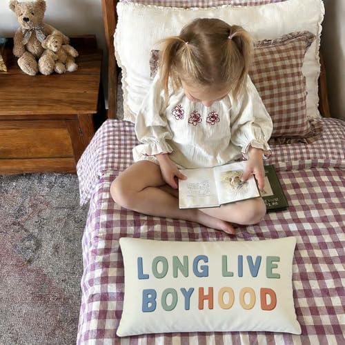 Boho Long Live Boyhood 12x20 Pillow Cover - Image 6