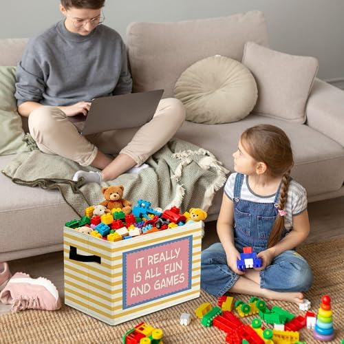 Playroom Positive Uplifting Storage Bins Box - Image 4