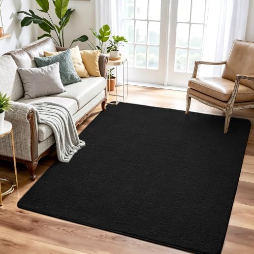 Keeko 4x4 Square Area Rugs for Living Room Bedroom, Soft Washable Carpet by Keeko