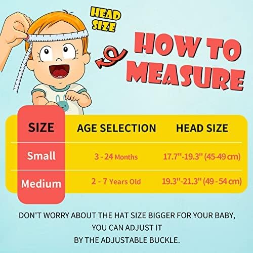 2-Pack Toddler Baby Sun Hat Kids Summer UPF 50+ for Boys Girls Adjustable Beach Hats with Bucket Wide Brim Age 1-7 Years(Grey+White,Small)