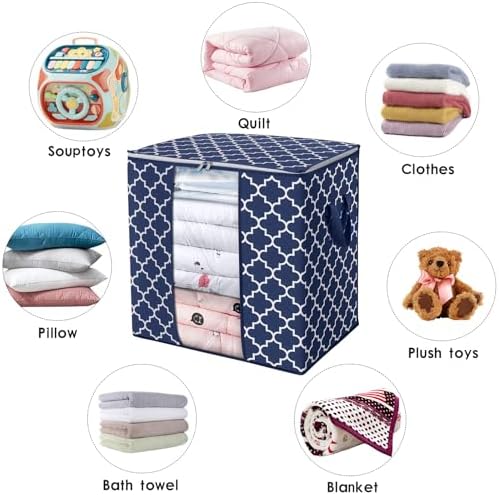 Storage Bags 4 Pack 100L Clothes Organization and Storage Containers - Image 5