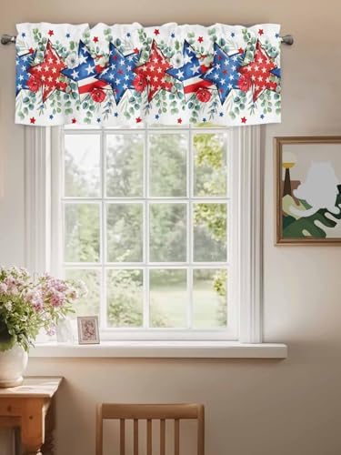 4th of July Kitchen Curtains Valances - Image 3