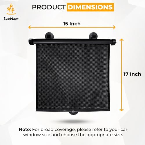 EcoNour Car Shades for Side Windows Window Sunshade for Kids - Image 2