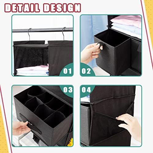 6-Shelf Hanging Closet Organizer - Image 6