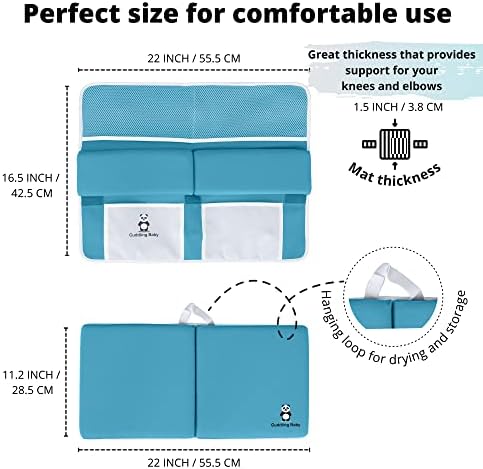 Bath Kneeler & Elbow Rest Pad Set, Non-Slip - Image 6