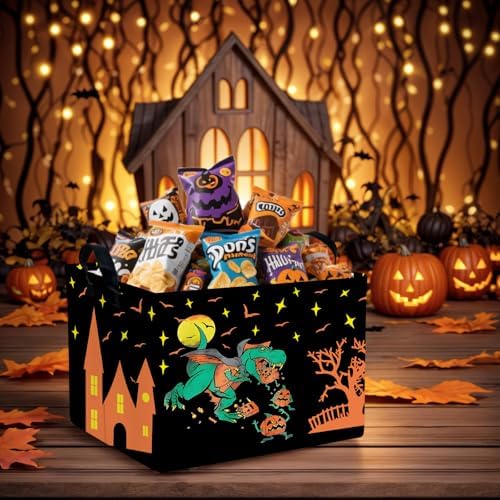 Halloween Basket Gift Cute Pumpkin Ghost Parties Decor Kid Trick or Treat Basket - Image 2