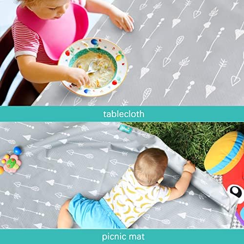 Splat Mat 2 Pack for Under High Chair Waterproof Splash Mat 42''×46'' - Image 4