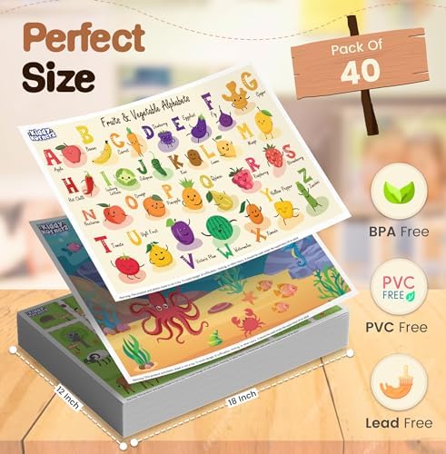40 Pack Waterproof Disposable Placemats - Image 3