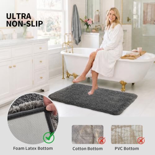 ILANGO Bathroom Rugs 24" × 17", Extra Soft Absorbent Microfiber Bath Rugs - Image 6
