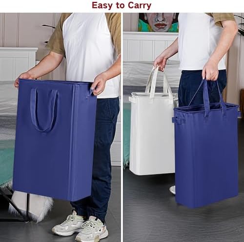 efluky Slim Laundry Basket, Narrow Laundry Hamper - Image 4
