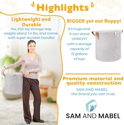 SAM AND MABEL XXL Toy Storage Organizer - Image 5