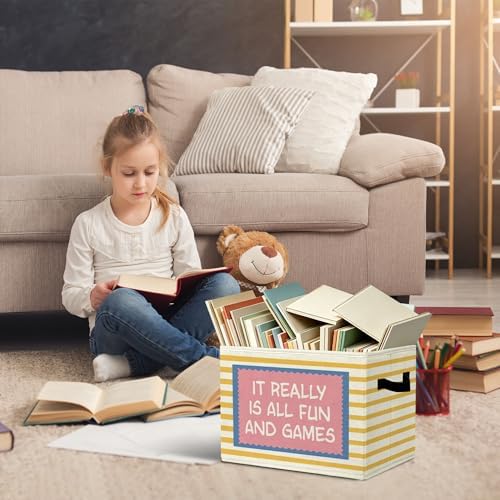 Playroom Positive Uplifting Storage Bins Box - Image 5