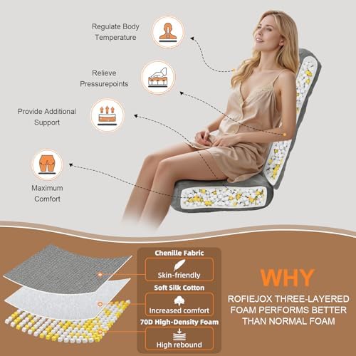 Wingback Rocking Chair Cushion Set - Image 4