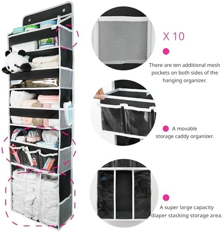 Door Hanging Storage Organizer, - Image 4